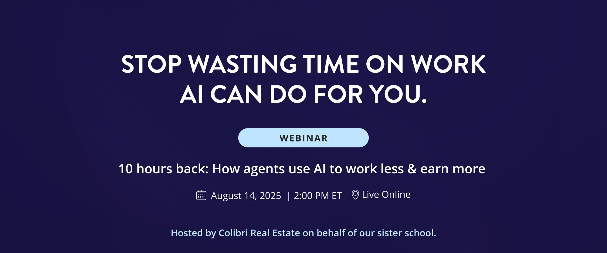 Stop wasting time on work AI can do for you. Stop wasting time on work AI can do for you.
